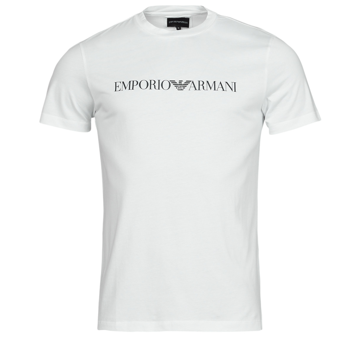 emporio armani  8n1tn5  men's t shirt in white