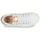 Shoes Girl Low top trainers Kappa SAN REMO White / Gold / Silver