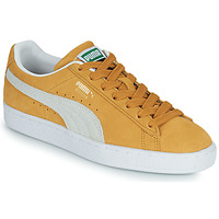Shoes Men Low top trainers Puma SUEDE Yellow / White