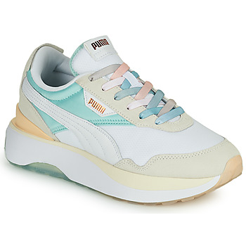 Shoes Women Low top trainers Puma CRUISE RIDER White / Multicolour