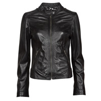 Clothing Women Leather jackets / Imitation leather Oakwood KARINE Black