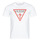Clothing Men Short-sleeved t-shirts Guess CN SS ORIGINAL LOGO TEE White