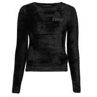 Clothing Women Jumpers Guess CANDACE RN LS SWTR Black