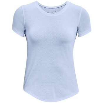 Clothing Women Short-sleeved t-shirts Under Armour Streaker Run Light blue