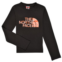 Clothing Boy Long sleeved tee-shirts The North Face EASY TEE LS Black