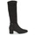 Shoes Women High boots JB Martin ANNA Canvas / Suede / Stretch / Black