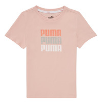 Clothing Girl Short-sleeved t-shirts Puma ALPHA TEE Pink