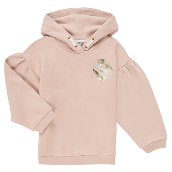 Clothing Girl Sweaters Puma ALPHA HOODIE Pink
