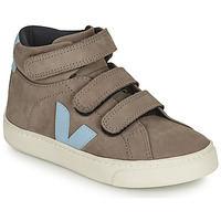 Shoes Children Hi top trainers Veja SMALL ESPLAR MID Grey / Blue