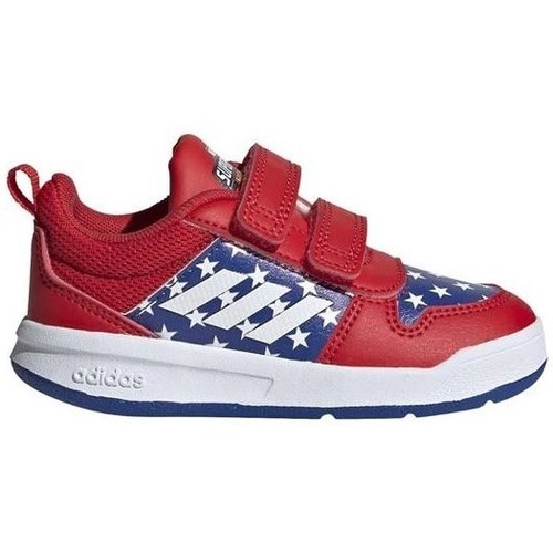 Shoes Children Low top trainers adidas Originals Tensaur I White, Red, Blue