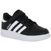 Shoes Children Low top trainers adidas Originals Breaknet C Black, White