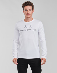 Clothing Men Long sleeved tee-shirts Armani Exchange 8NZTCH White