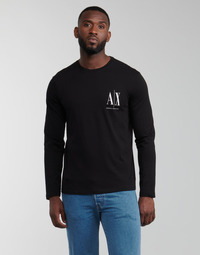 Clothing Men Long sleeved tee-shirts Armani Exchange 8NZTPL Black