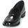 Shoes Women Loafers JB Martin AGILE Varnish / Black