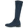 Shoes Women High boots JB Martin AMOUR Canvas / Suede / Stretch / Marine