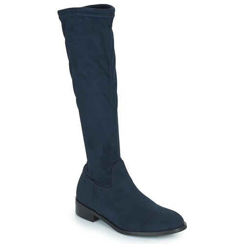 Shoes Women High boots JB Martin AMOUR Canvas / Suede / Stretch / Marine