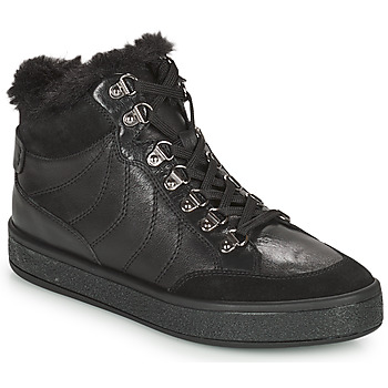 Geox  LEELU  women's Mid Boots in Black. Sizes available:3,4,5,6,7,7.5