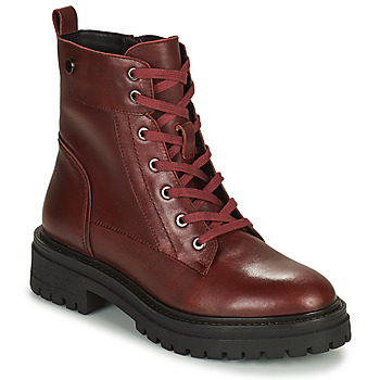 Geox  IRIDEA  women's Low Ankle Boots in Bordeaux. Sizes available:3,4,5,6,7,7.5