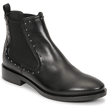 Geox  BROGUE  women's Low Ankle Boots in Black. Sizes available:3,4,5,6,7