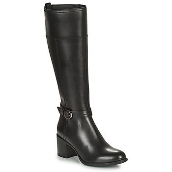 Geox  ASHEEL  women's High Boots in Black. Sizes available:3,4,5,6,7,7.5