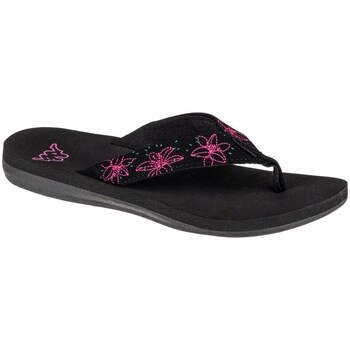 Shoes Women Flip flops Kappa Lagoon Pink, Black