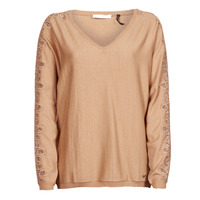 Clothing Women Jumpers Les Petites Bombes CELINA Camel