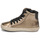 Shoes Girl Hi top trainers Geox KALISPERA Gold / Black