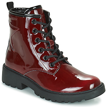 Geox  CASEY  girls's Children's Mid Boots in Bordeaux. Sizes available:3.5,4,5,6