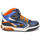 Shoes Boy Hi top trainers Geox INEK Blue / Orange