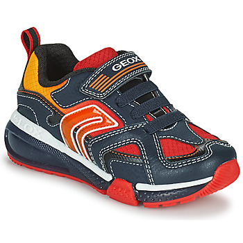 Geox  BAYONYC  boys's Children's Shoes (Trainers) in Blue