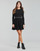 Clothing Women Short Dresses Calvin Klein Jeans LOGO ELASTIC DRESS Black