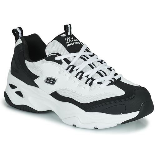 Shoes Women Low top trainers Skechers  White / Grey / Black
