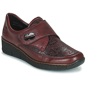 Rieker  BOLLE  women's Casual Shoes in Purple. Sizes available:3,4,5,6,7,7.5