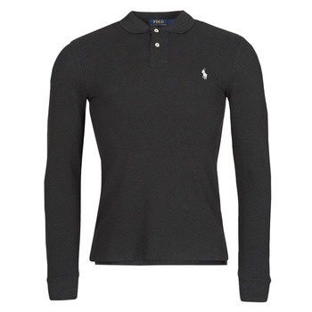 Clothing Men Long-sleeved polo shirts Polo Ralph Lauren MOLINA Black