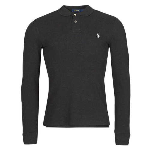 Clothing Men Long-sleeved polo shirts Polo Ralph Lauren MOLINA Black