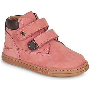 Kickers  TACKEASY  girls's Children's Mid Boots in Pink