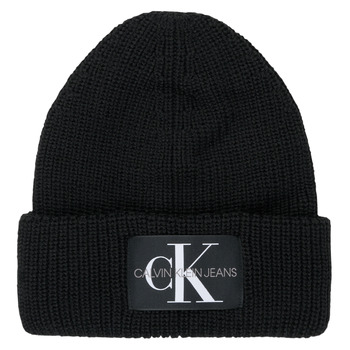 Clothes accessories Women Hats / Beanies / Bobble hats Calvin Klein Jeans MONOGRAM BEANIE WL Black