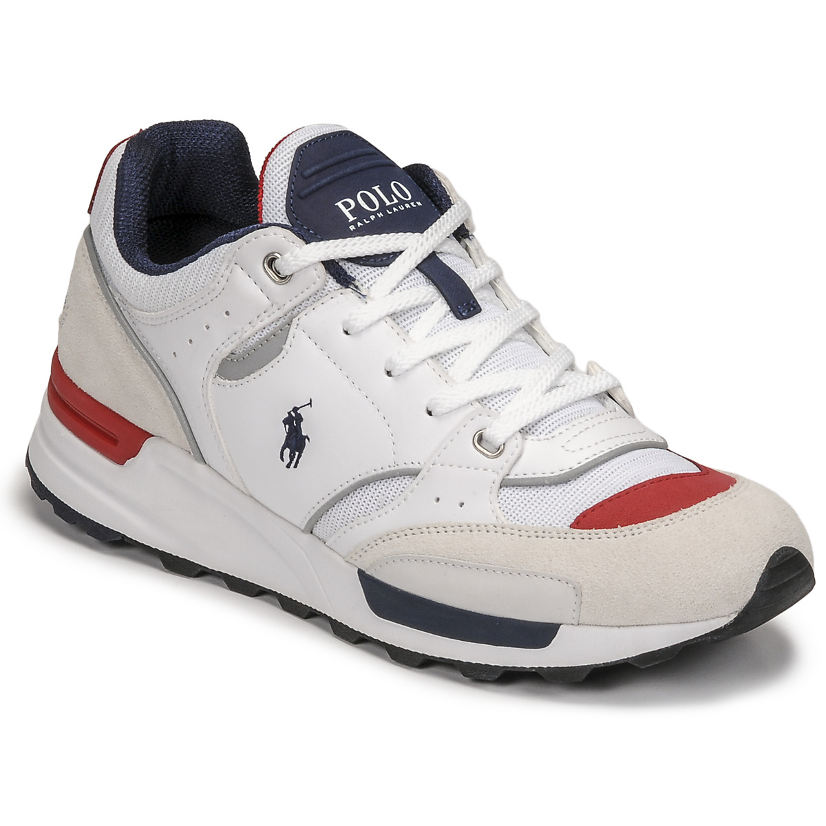 Polo Ralph Lauren TRACKSTER 200 White - Free delivery | Spartoo UK ! -  Shoes Low top trainers Men £ 