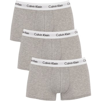 Underwear Men Boxer shorts Calvin Klein Jeans 3 Pack Low Rise Trunks grey