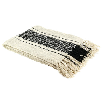 Home Blankets / throws The home deco factory MIRAGE Ecru / Black