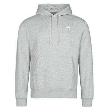 Clothing Men Sweaters Nike NIKE SPORTSWEAR CLUB FLEECE Grey / White