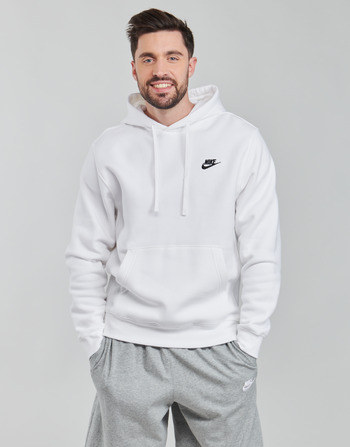 Clothing Men Sweaters Nike NIKE SPORTSWEAR CLUB FLEECE White / Black