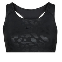 Clothing Women Sport bras Nike W NP DF SWSH LEPARD SHINE BRA Black