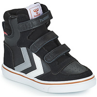 Shoes Children Hi top trainers Hummel STADIL PRO JR Black / Grey