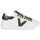 Shoes Women Low top trainers Victoria TENIS PIEL White / Kaki