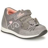 Shoes Girl Low top trainers Chicco FLEXY Silver