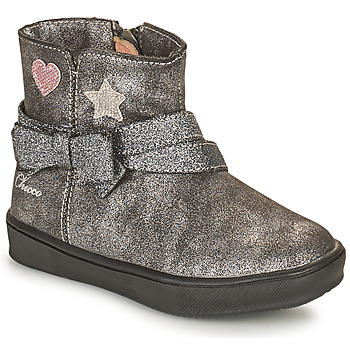 Shoes Girl Mid boots Chicco FREYA Silver