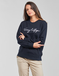 Clothing Women Sweaters Tommy Hilfiger REGULAR GRAPHIC C-NK SWEATSHIRT Marine