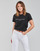 Clothing Women Short-sleeved t-shirts Tommy Hilfiger HERITAGE HILFIGER CNK RG TEE Black