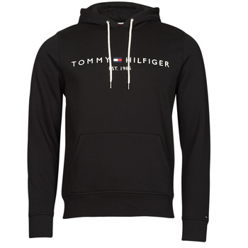 Clothing Men Sweaters Tommy Hilfiger TOMMY LOGO HOODY Black